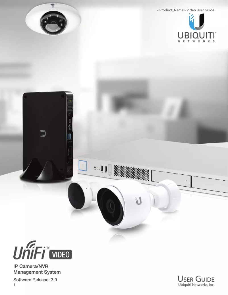 Page 1 de la notice Manuel utilisateur Ubiquiti Networks UVC-G3-AF-5