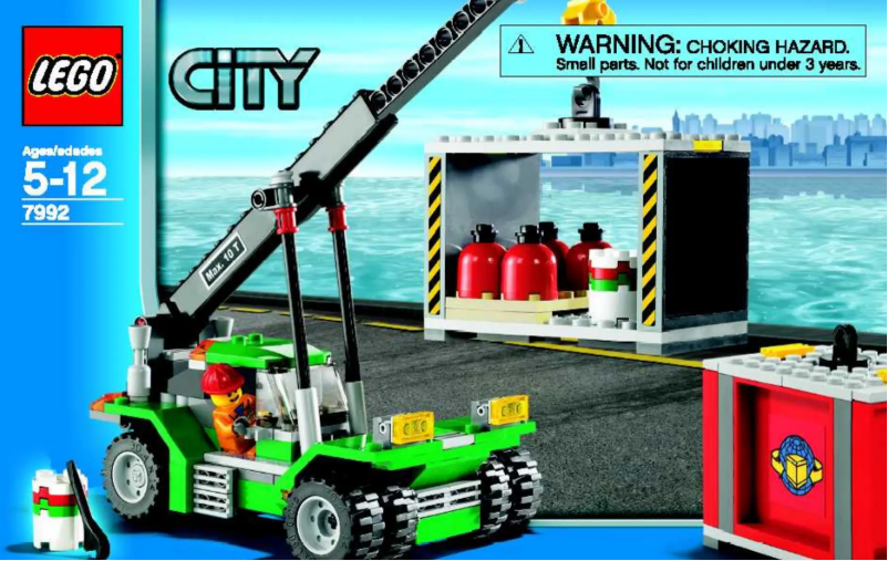 Page n°1 - Manuel utilisateur Lego City 7992