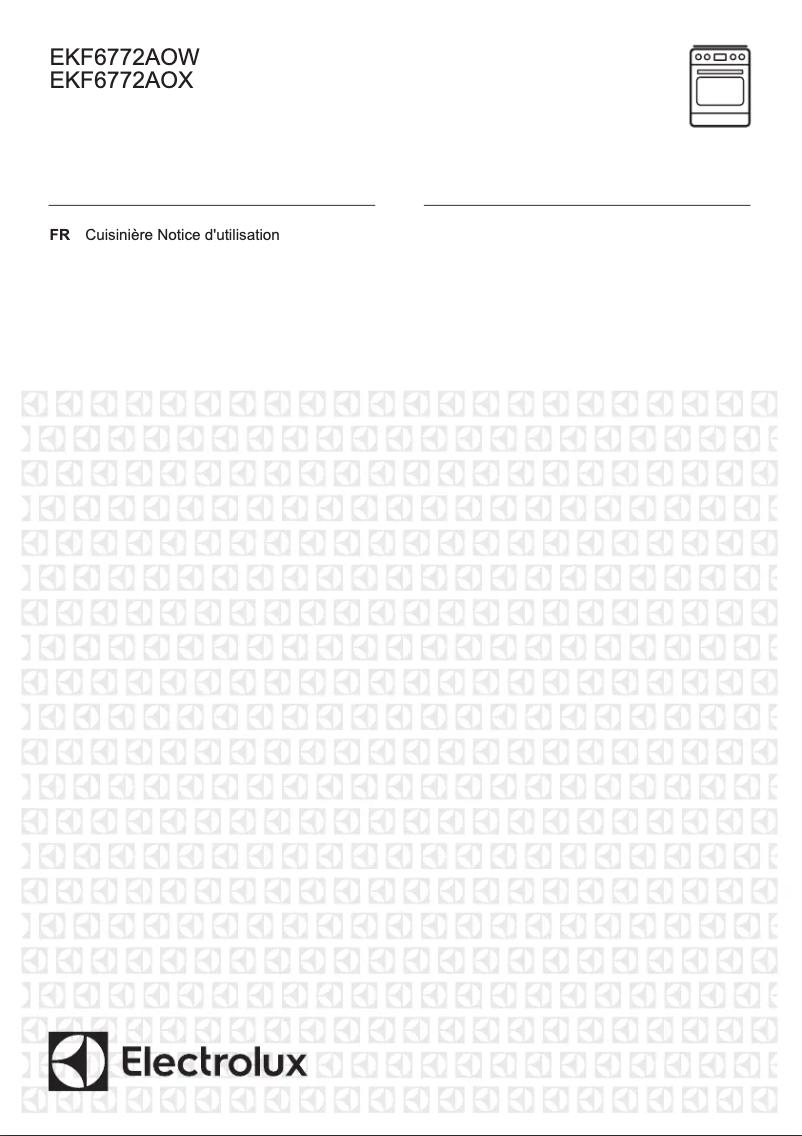 Image de la première page du manuel de l'appareil EKF6772AOW