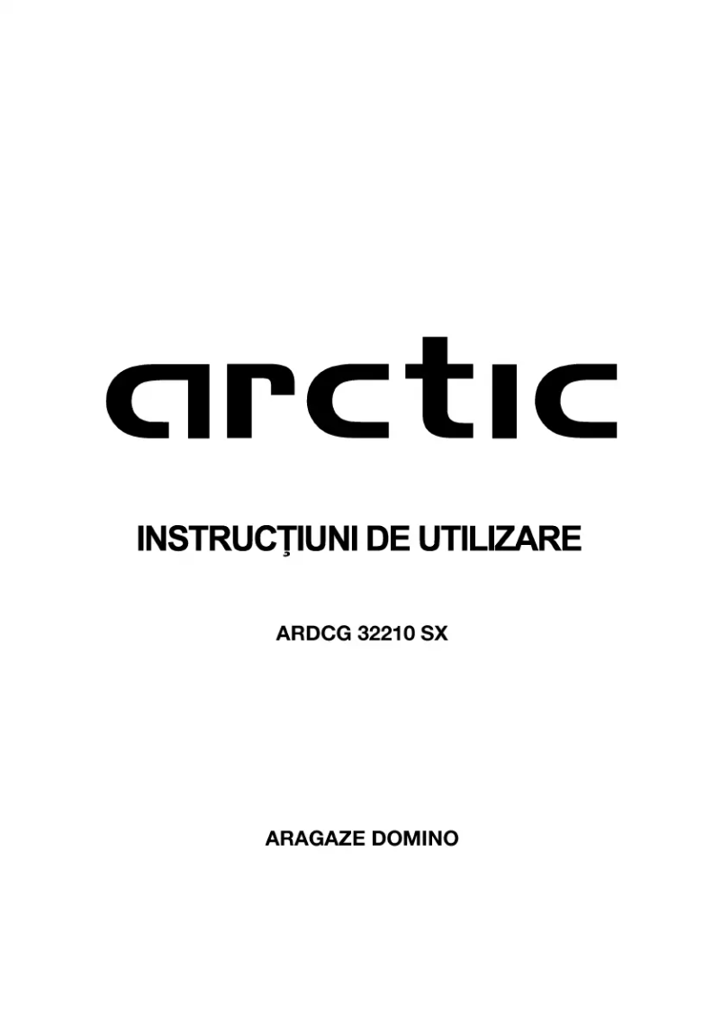Page n°1 - Manuel utilisateur Arctic Cooling ARDCG 32210 SX