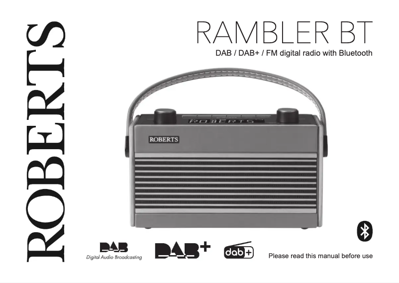 Page n°1 - Manuel utilisateur Roberts Rambler BT Stereo