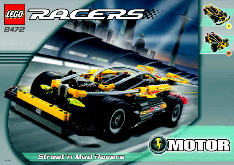 Página 1 del manual Manual de usuario Lego Street 'n' Mud Racer