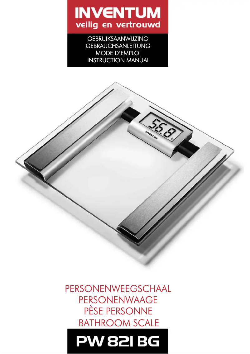 Image de la première page du manuel de l'appareil PW821BG