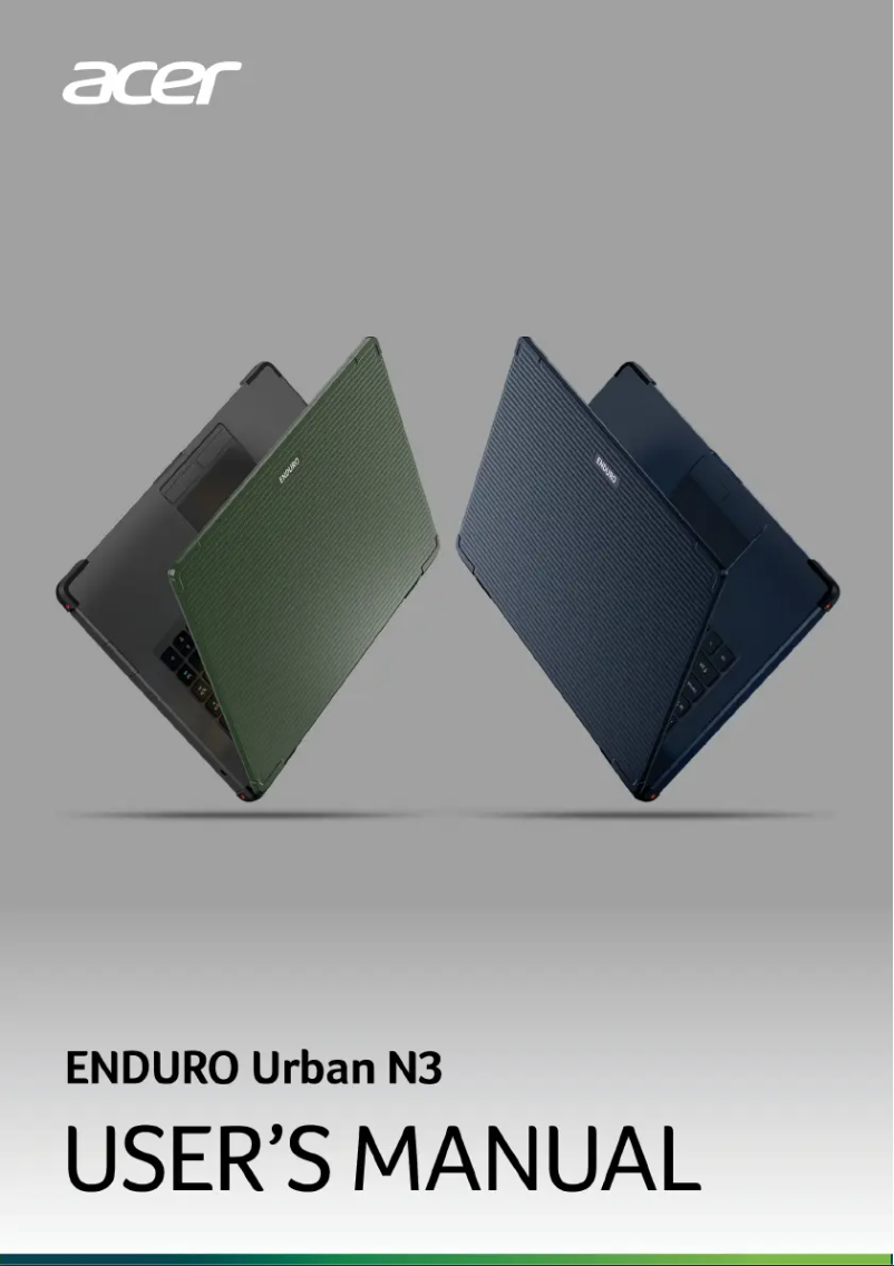 Página 1 del manual Manual de usuario Acer ENDURO Urban