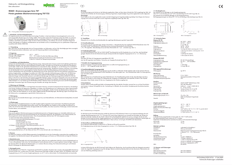 Image de la première page du manuel de l'appareil 787-722