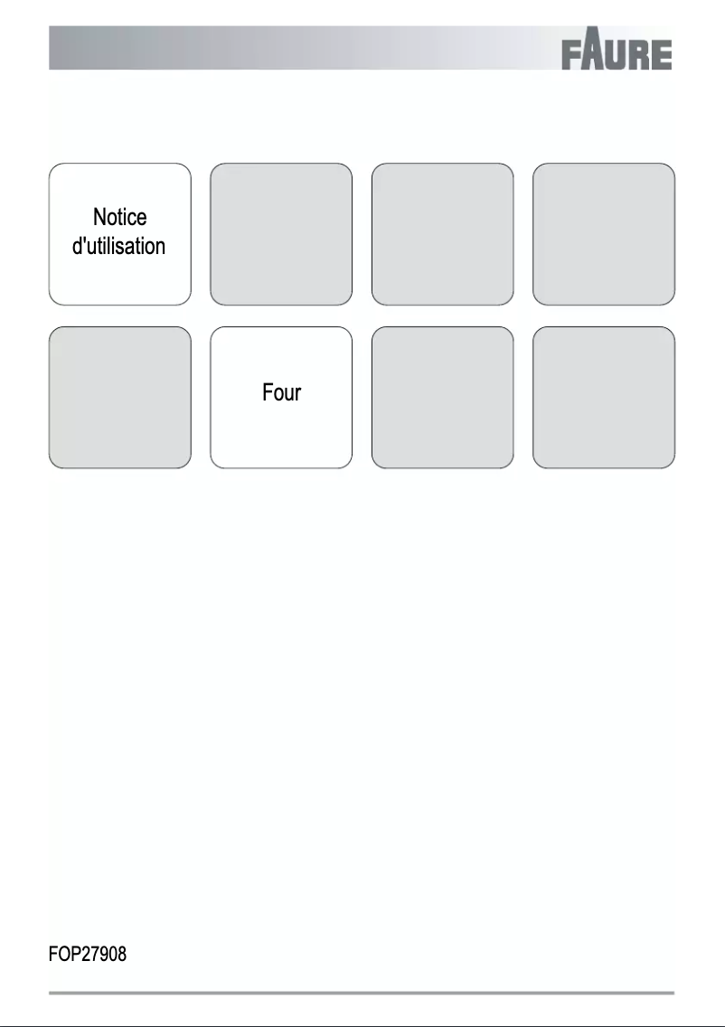 Imagen de la primera página del manual del dispositivo FOP27908BK