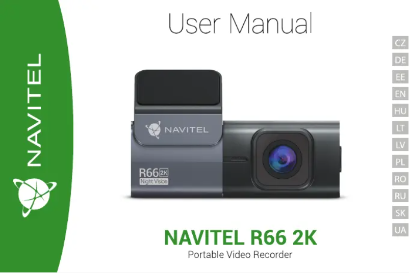 Image de la première page du manuel de l'appareil R66 2K