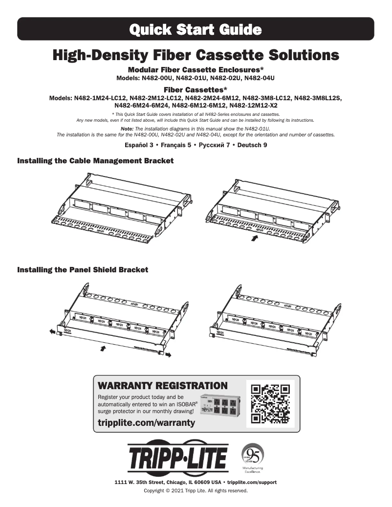 Página 1 del manual Manual de usuario Tripp Lite N482-02U