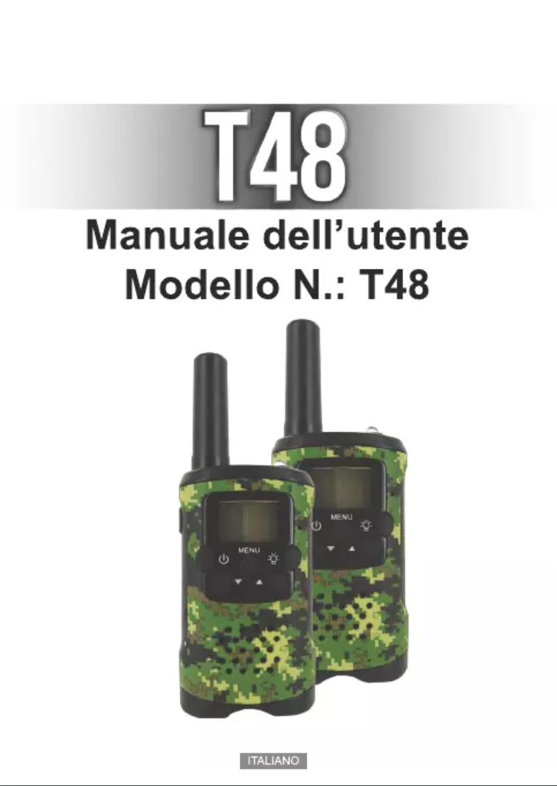 Page n°1 - Manuel utilisateur Atlantis Land T48