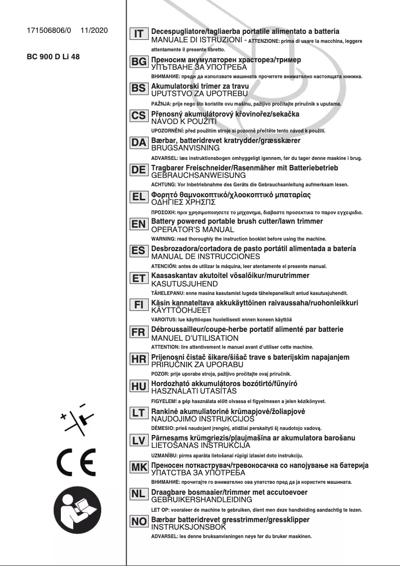 Image de la première page du manuel de l'appareil SBC 900 D AE