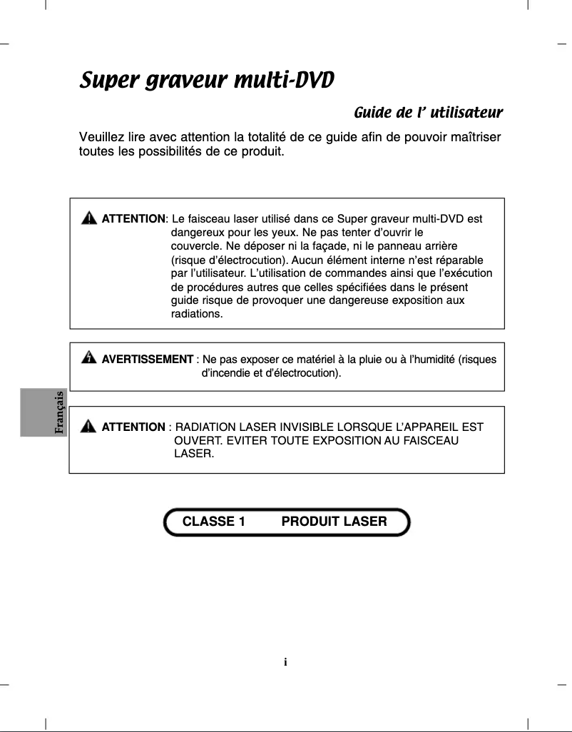 Image de la première page du manuel de l'appareil GH22NS70