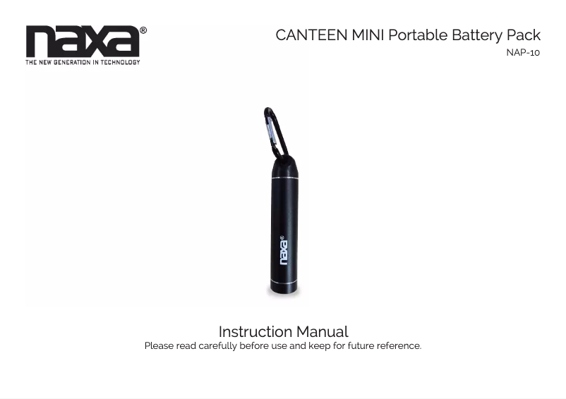 Page 1 de la notice Manuel utilisateur Naxa Canteen Mini NAP-10