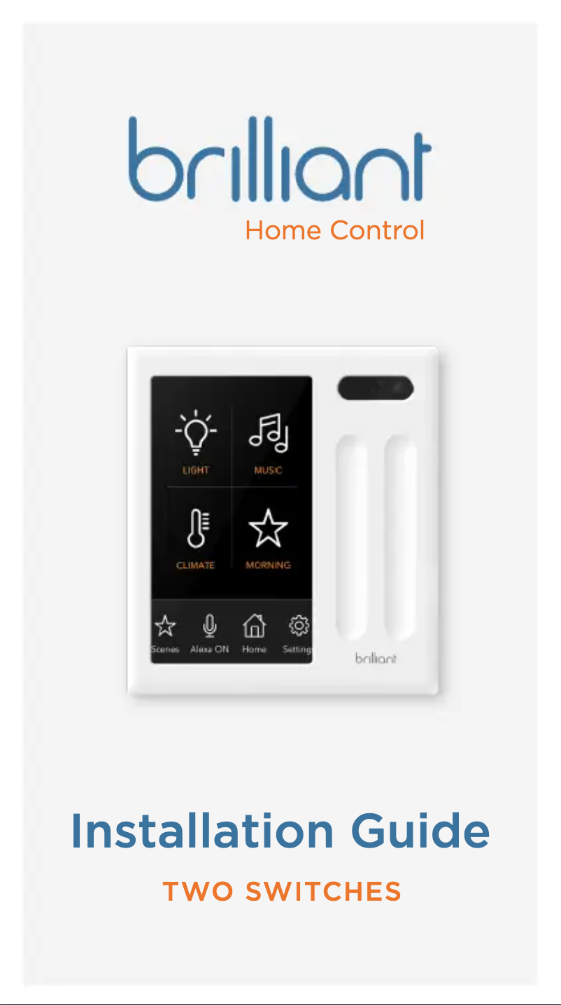 Página 1 del manual Manual de usuario Brilliant BRSH2SC