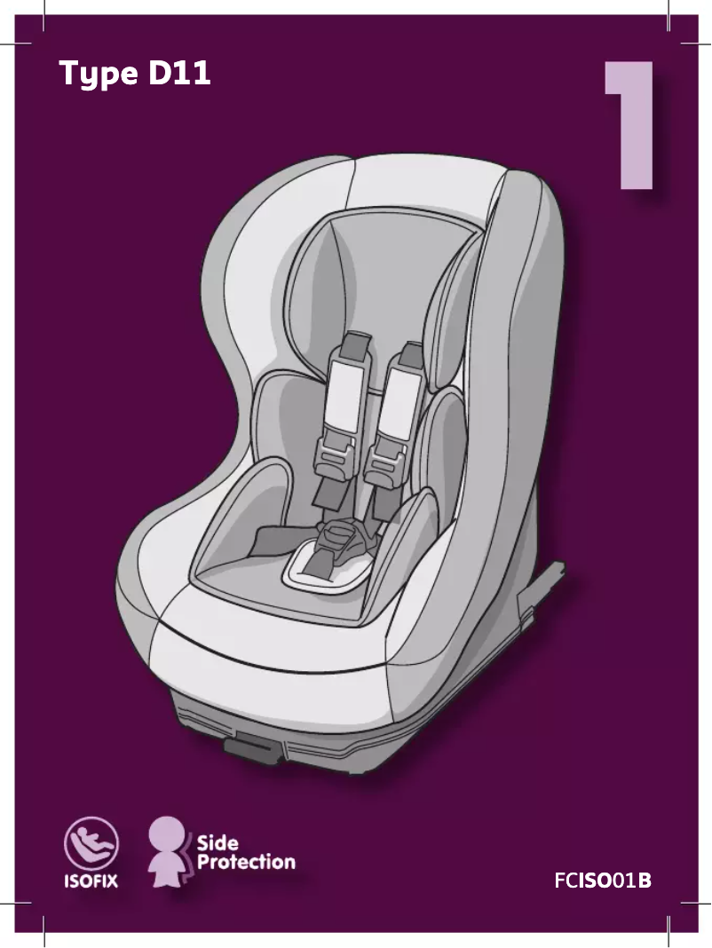 Image de la première page du manuel de l'appareil Limited Cosmo SP Isofix LTD