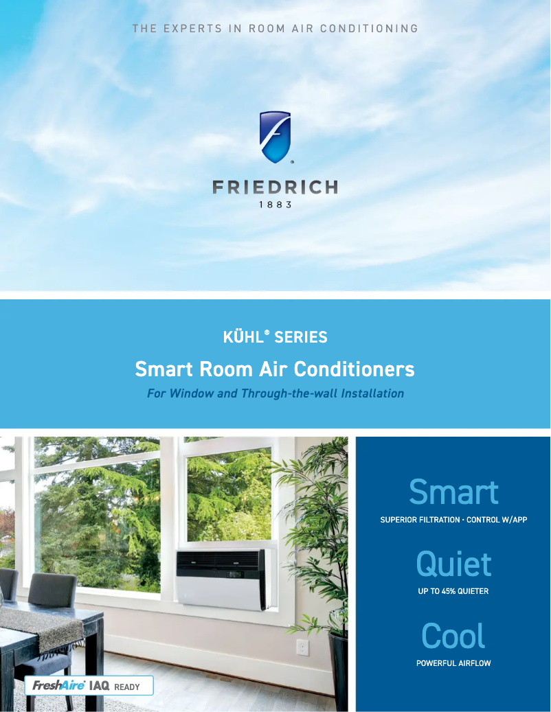 Page n°1 - Brochure Friedrich KCS14A10A