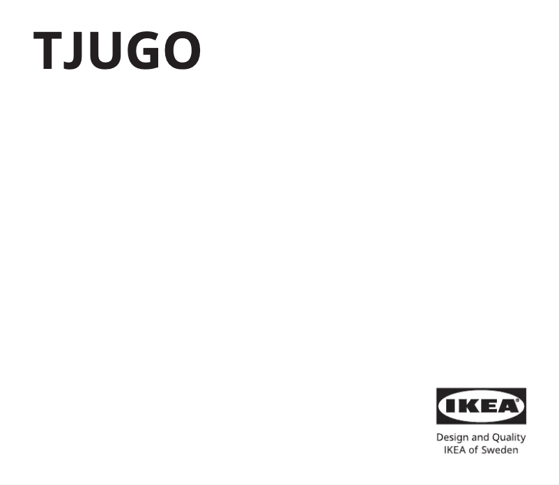 Page 1 de la notice Manuel utilisateur Ikea TJUGO 104.351.77