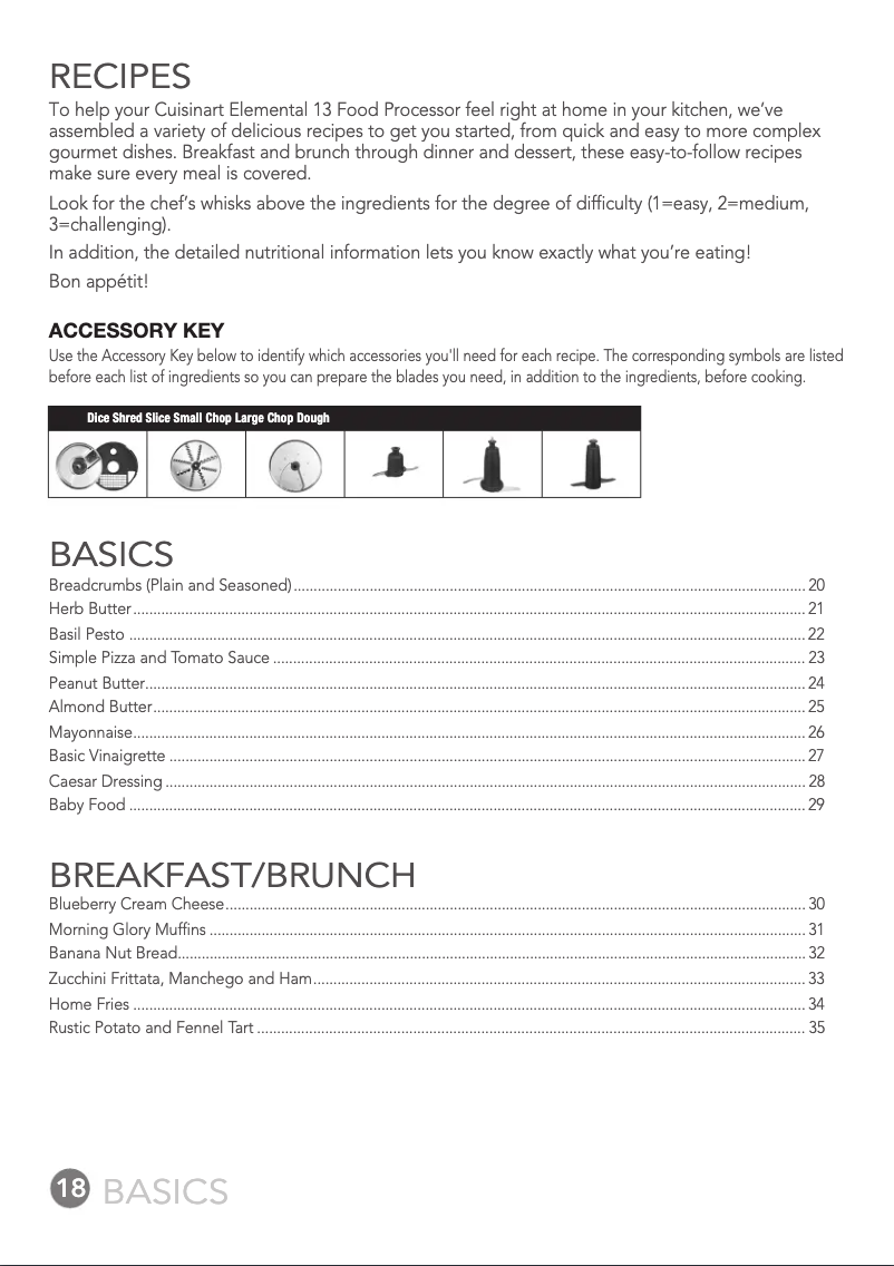 Page 1 de la notice Manuel utilisateur Cuisinart FP-13D