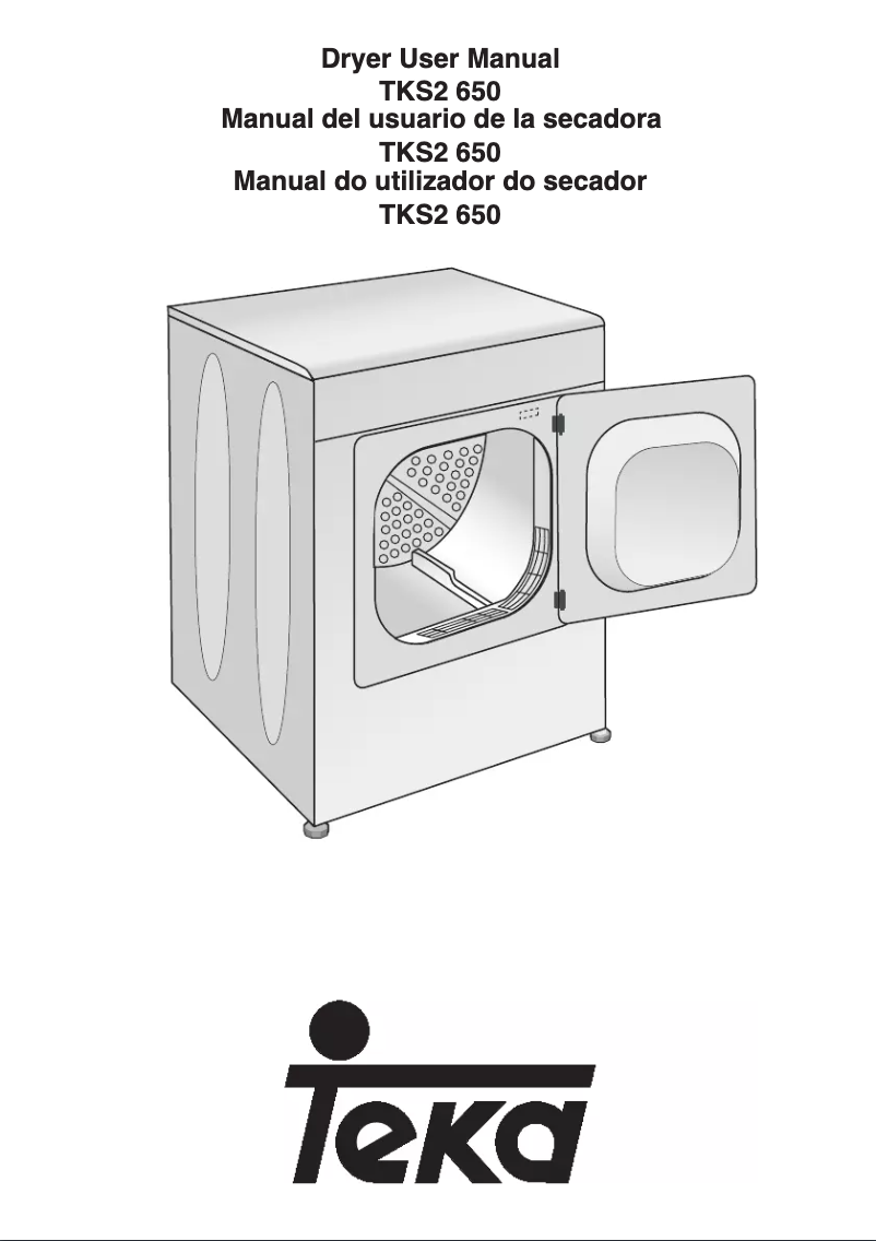 Page 1 de la notice Manuel utilisateur Teka TKS2 650