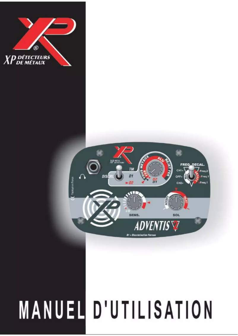 Image de la première page du manuel de l'appareil Adventis 2