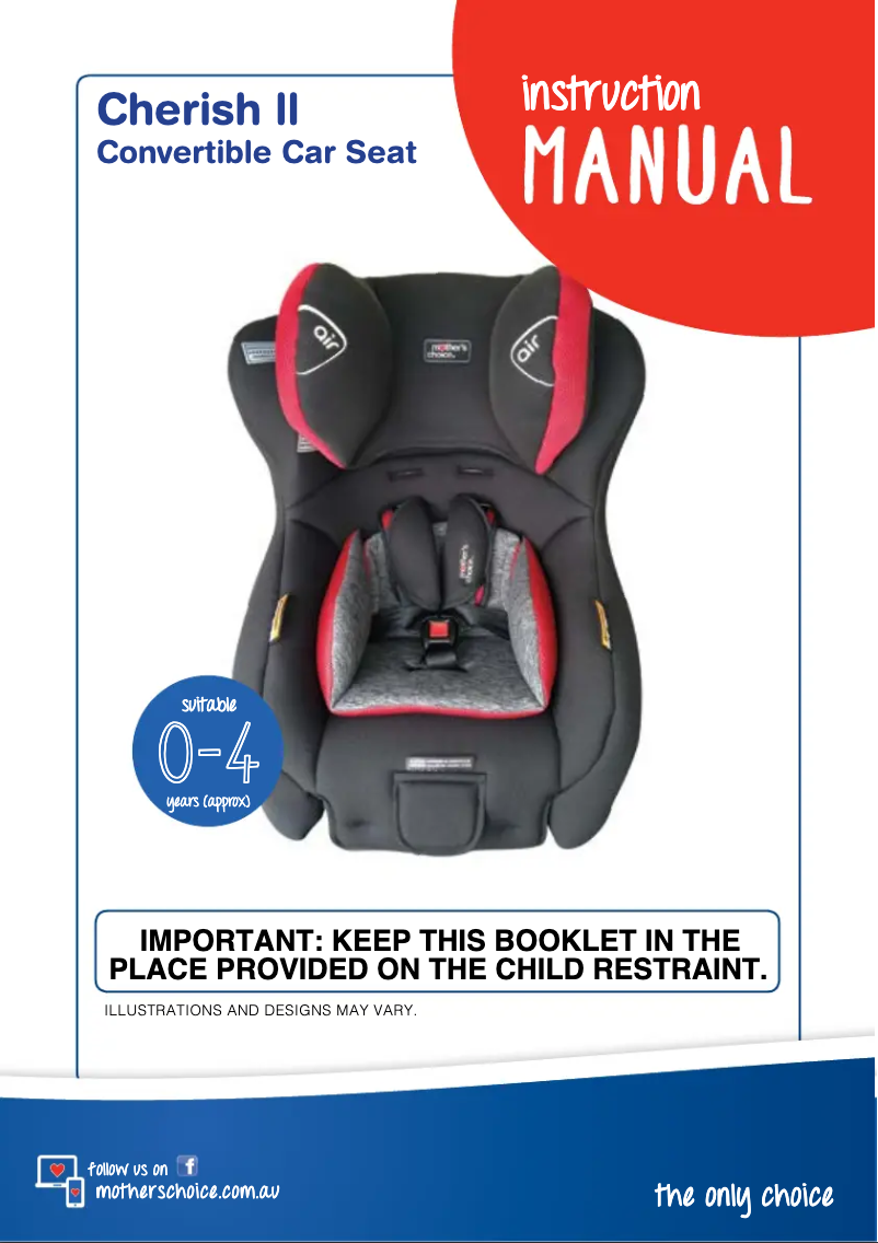 Página 1 del manual Manual de usuario Mother's Choice Cherish II