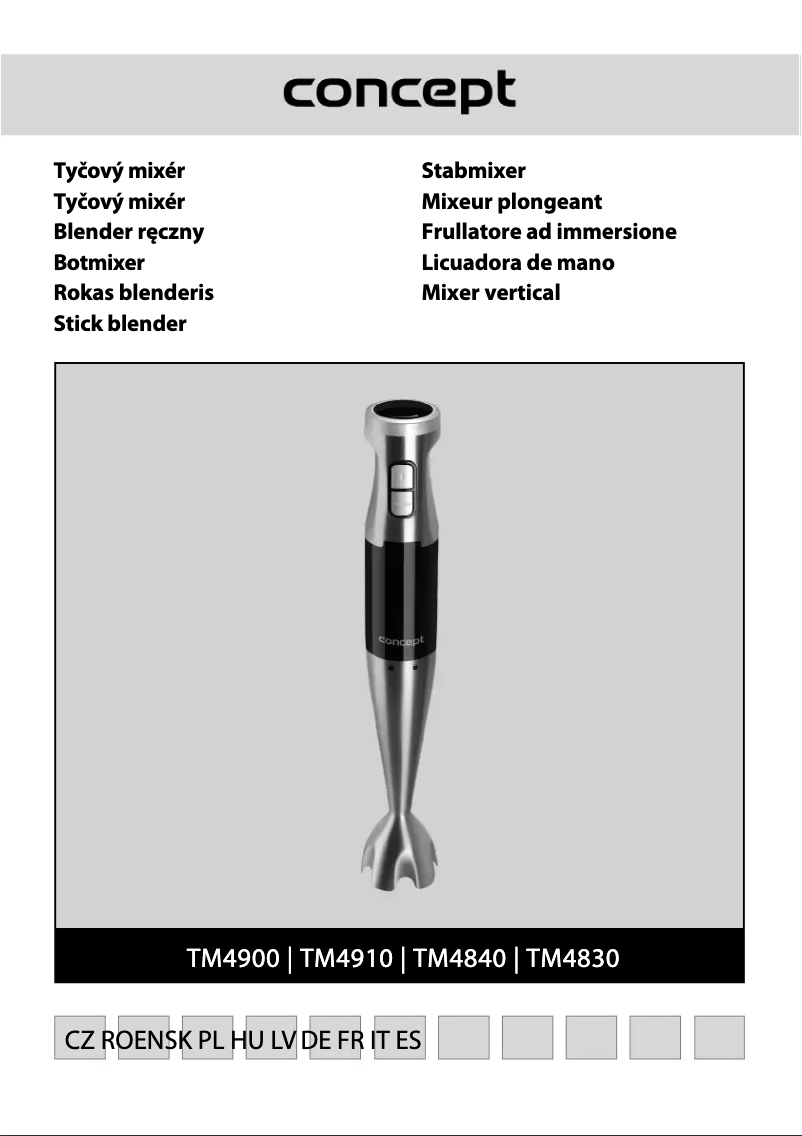 Image de la première page du manuel de l'appareil TM4910