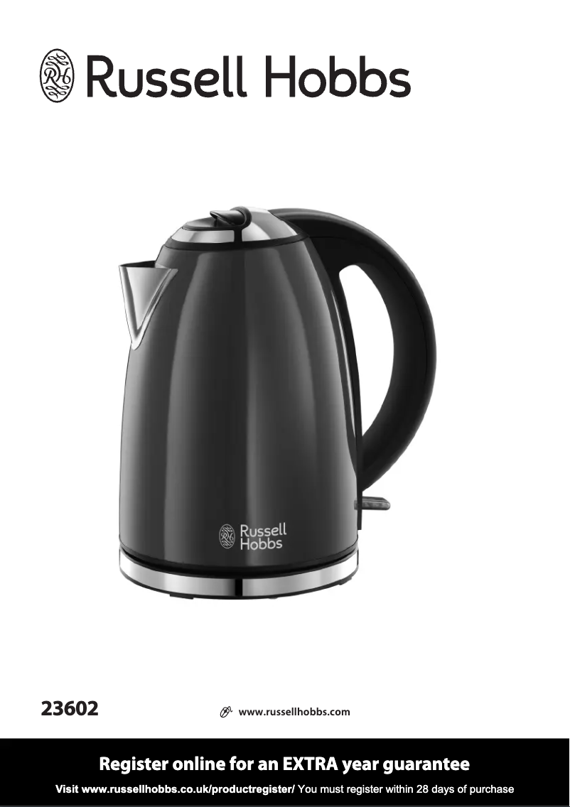 Page 1 de la notice Manuel utilisateur Russell Hobbs Henley 23602