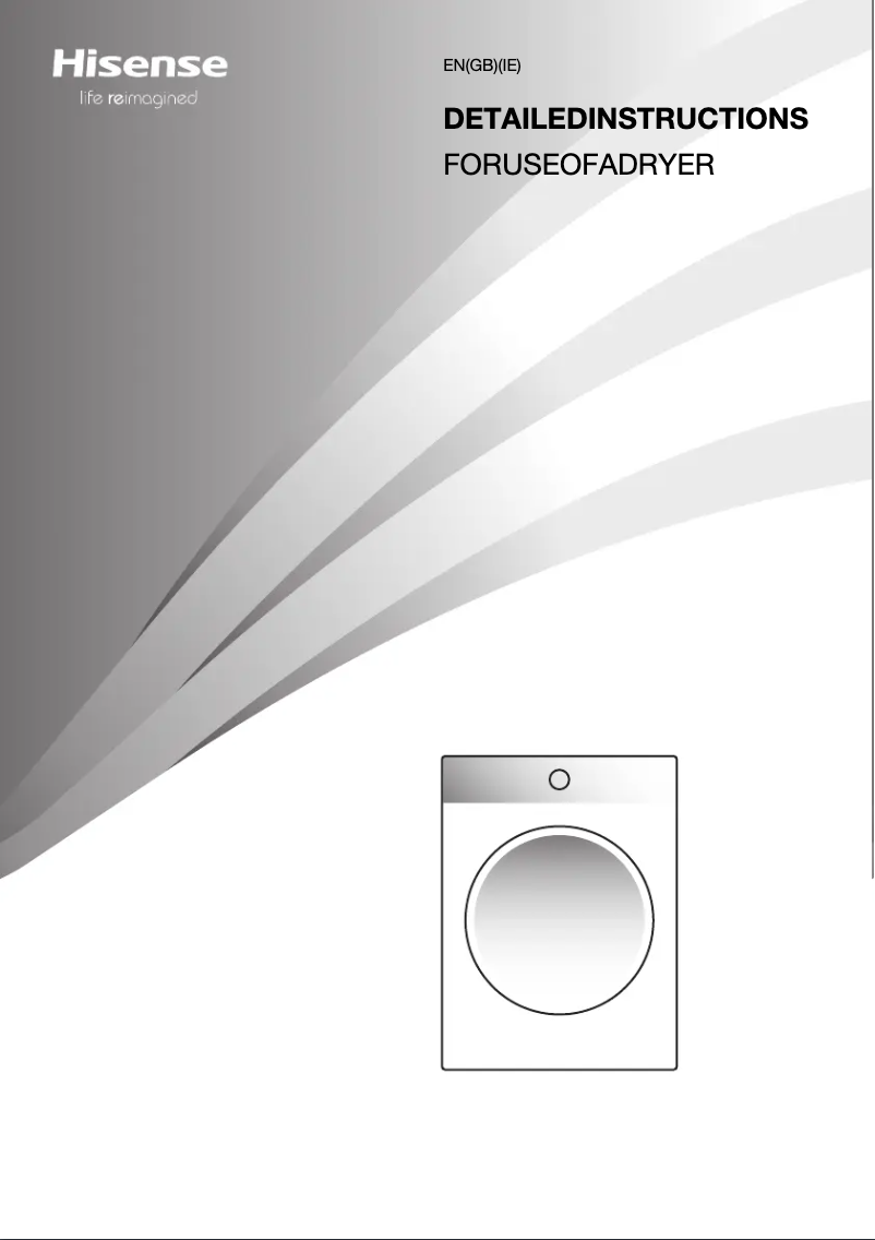 Page 1 de la notice Manuel utilisateur Hisense DHGE8043