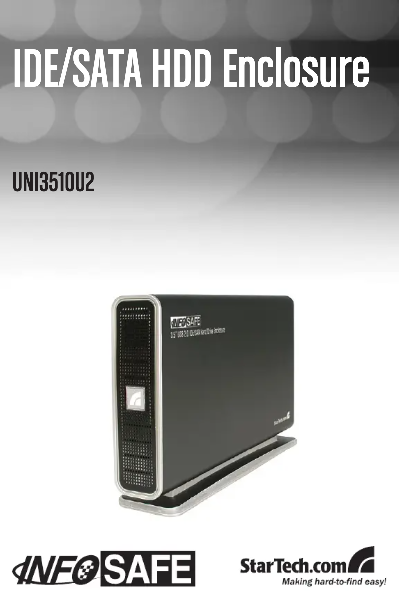 Image de la première page du manuel de l'appareil UNI3510U2