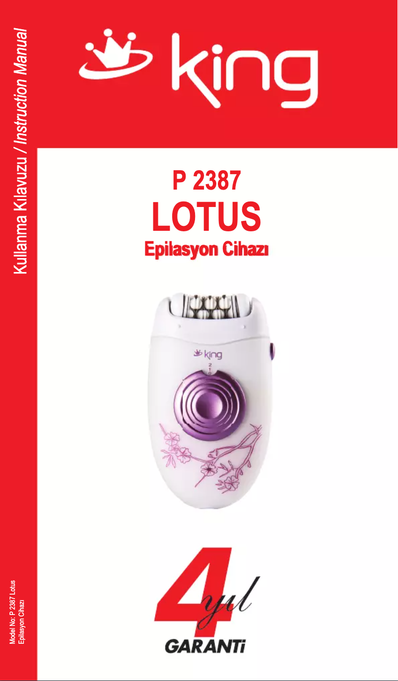 Image de la première page du manuel de l'appareil Lotus P 2387