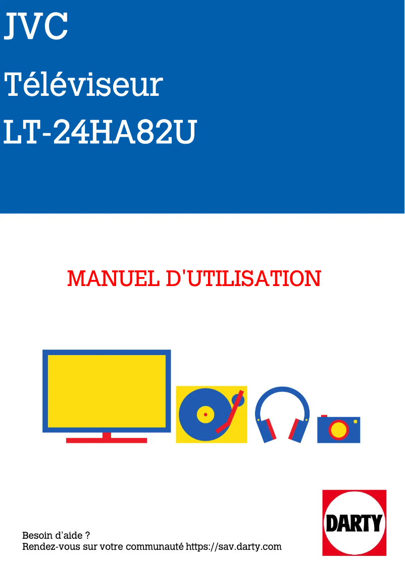 Image de la première page du manuel de l'appareil LT-24HA82U
