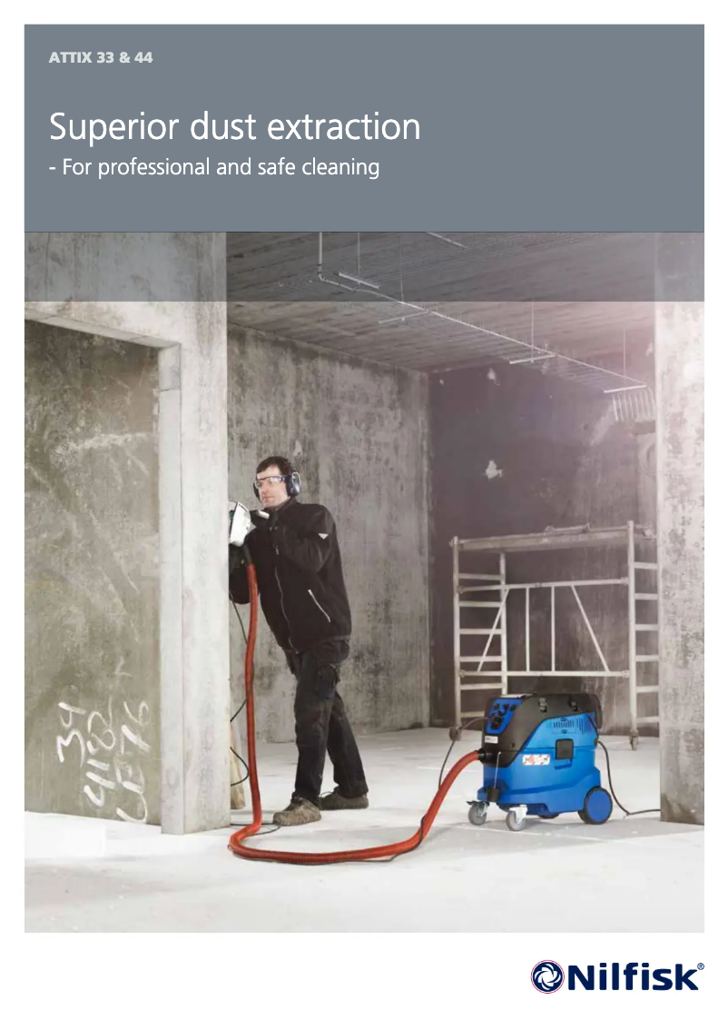 Image de la première page du manuel de l'appareil Attix 33