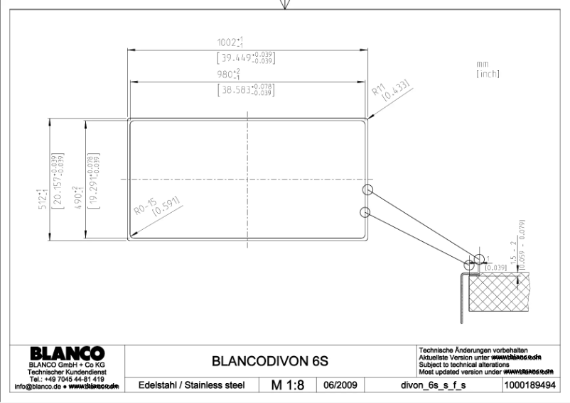 Page 1 de la notice Manuel utilisateur BLANCO DIVON 6 S-IF