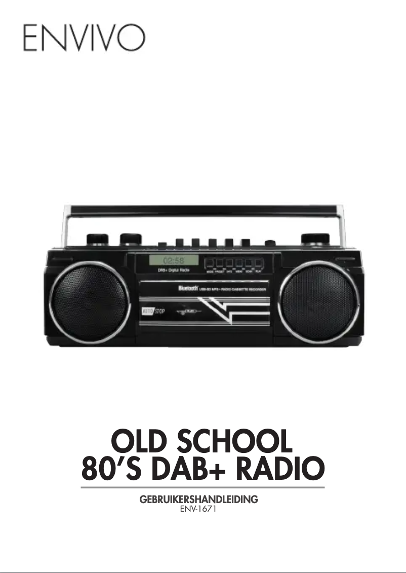 Page 1 de la notice Manuel utilisateur Envivo ENV-1671