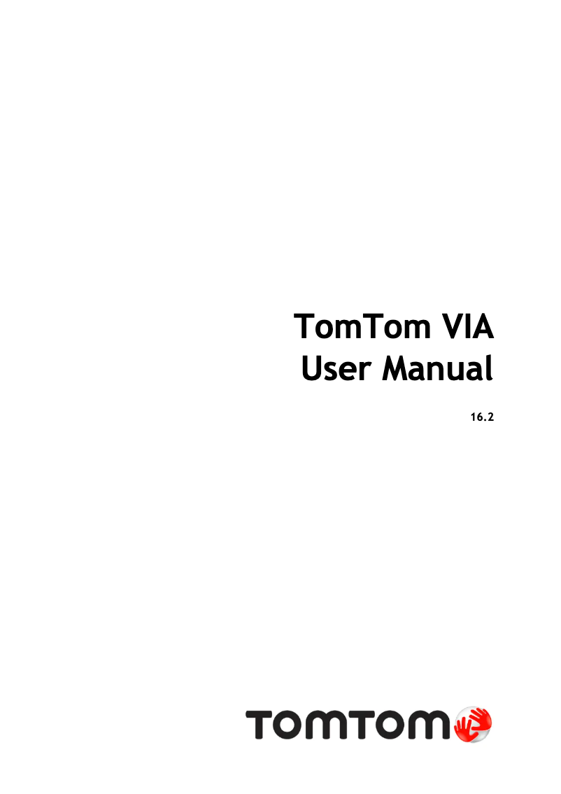 Page n°1 - Manuel utilisateur TomTom VIA 1625M