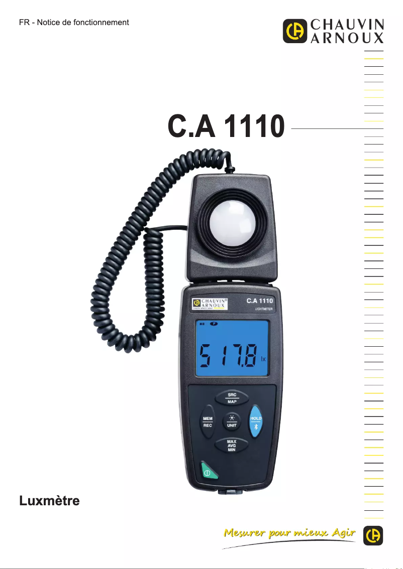 First page image of the manual for C.A 1110
