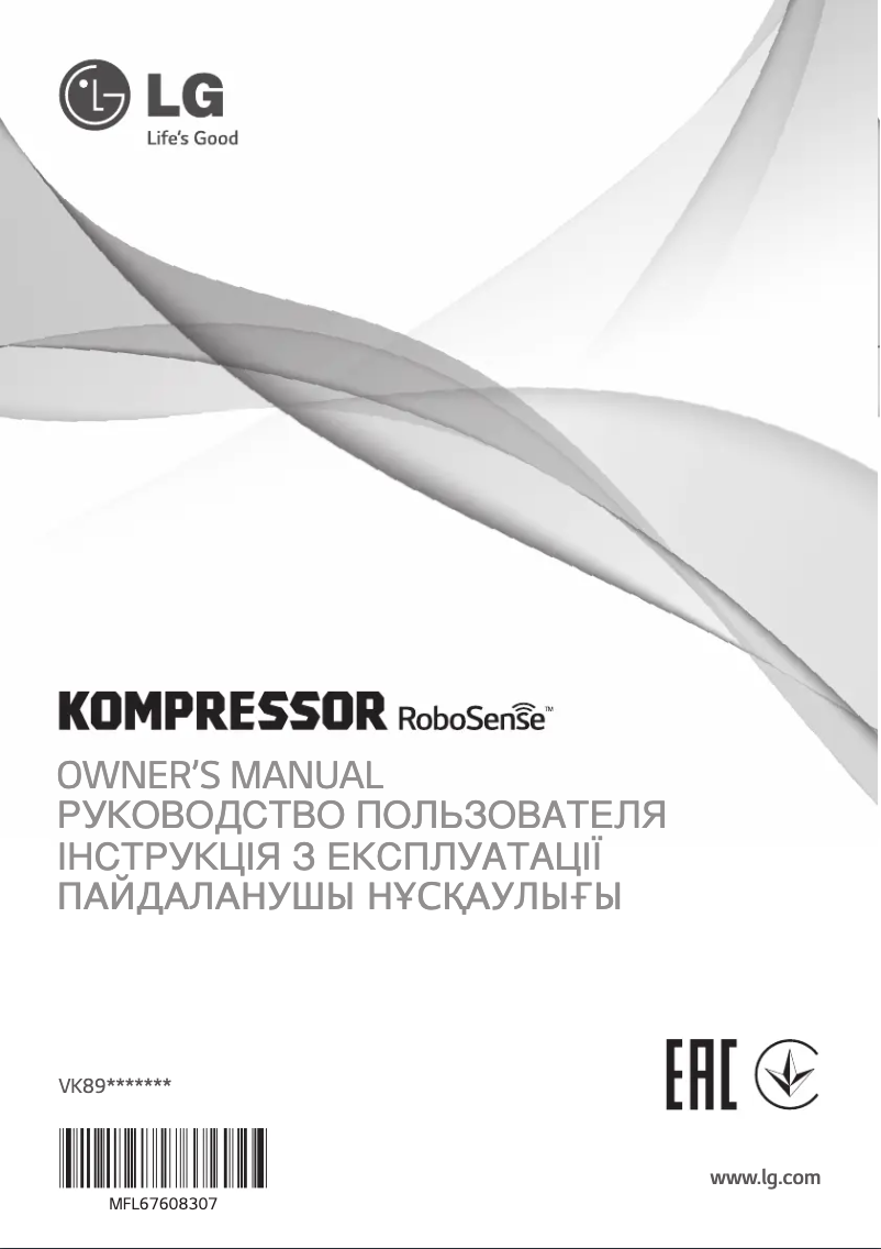 Página 1 del manual Manual de usuario LG VK89509HUG