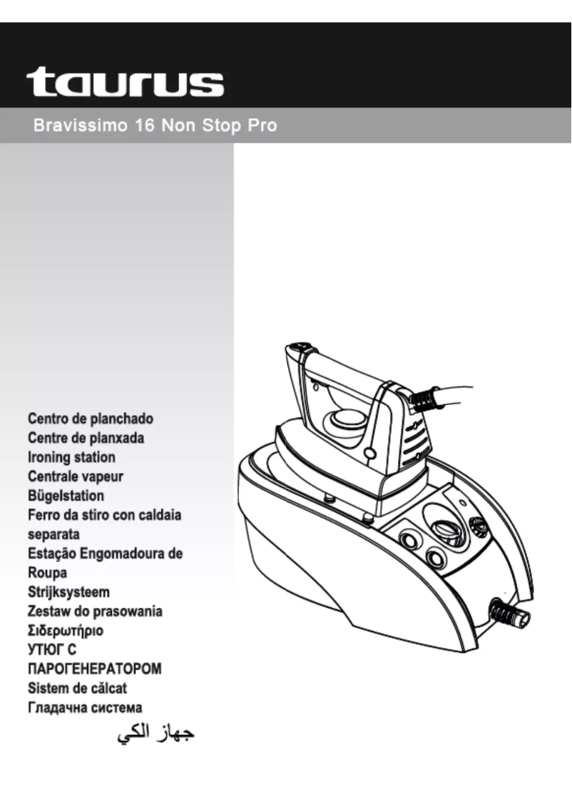 Page n°1 - Manuel utilisateur Taurus Bravissimo 16 Non Stop Pro