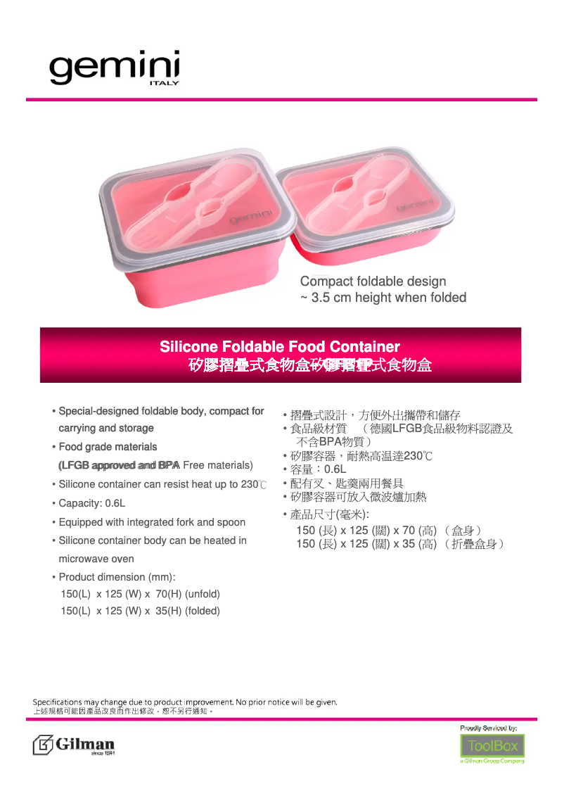 Page 1 de la notice Manuel utilisateur Gemini GFB1P