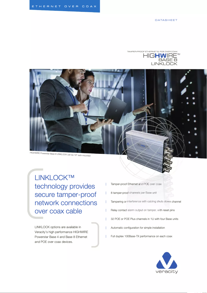 Page n°1 - Manuel utilisateur Veracity Highwire PowerStar