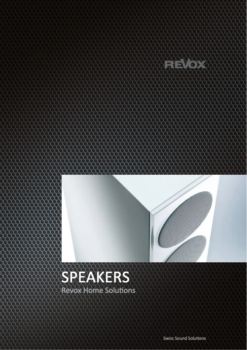 Page 1 de la notice Brochure Revox Center G100