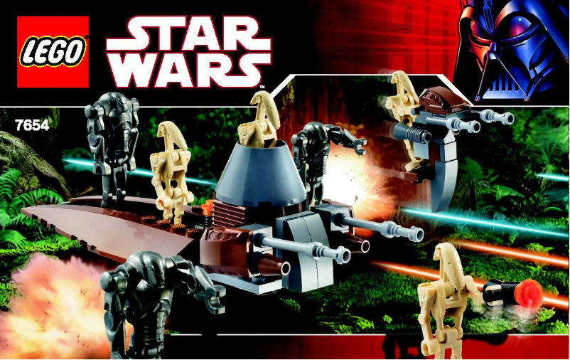 Page n°1 - Manuel utilisateur Lego Star Wars 7654