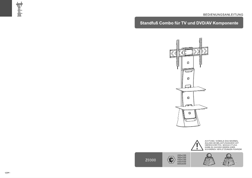 Page n°1 - Manuel utilisateur Ricoo Z0300