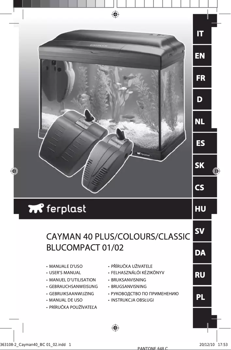 Page n°1 - Manuel utilisateur Ferplast Cayman 40 Classic