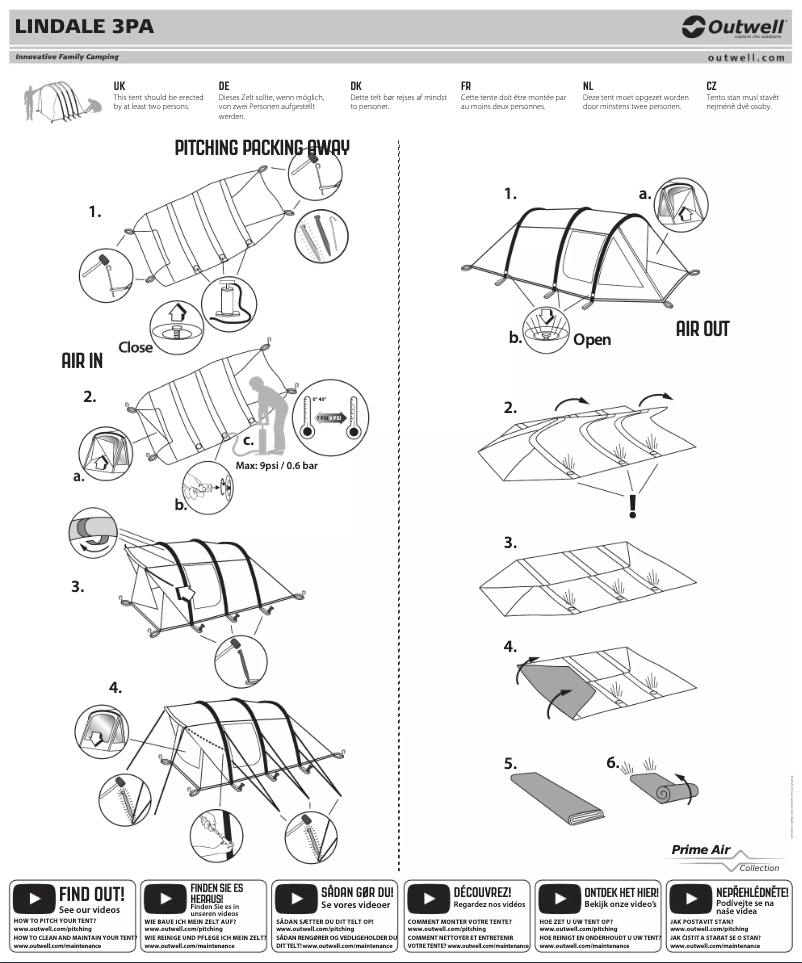 Image de la première page du manuel de l'appareil Lindale 3PA