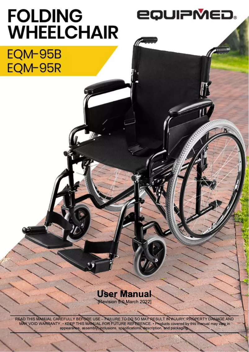 Image de la première page du manuel de l'appareil EQM-95B