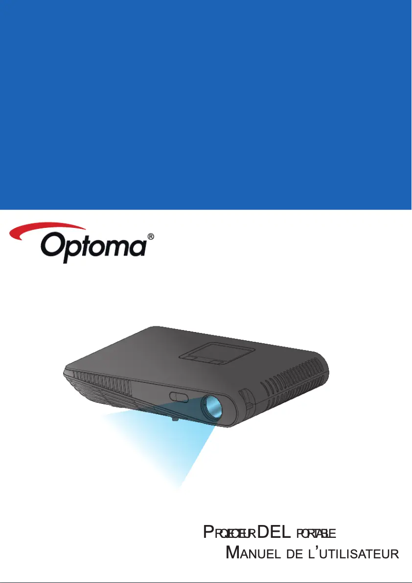 Page n°1 - Manuel utilisateur Optoma ML1500