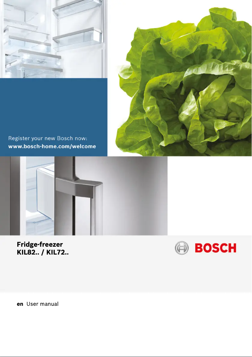 Page n°1 - Manuel utilisateur Bosch KIL82AF30G