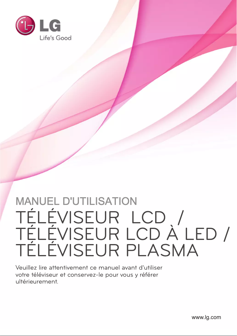 Page n°1 - Manuel utilisateur LG 42LK451