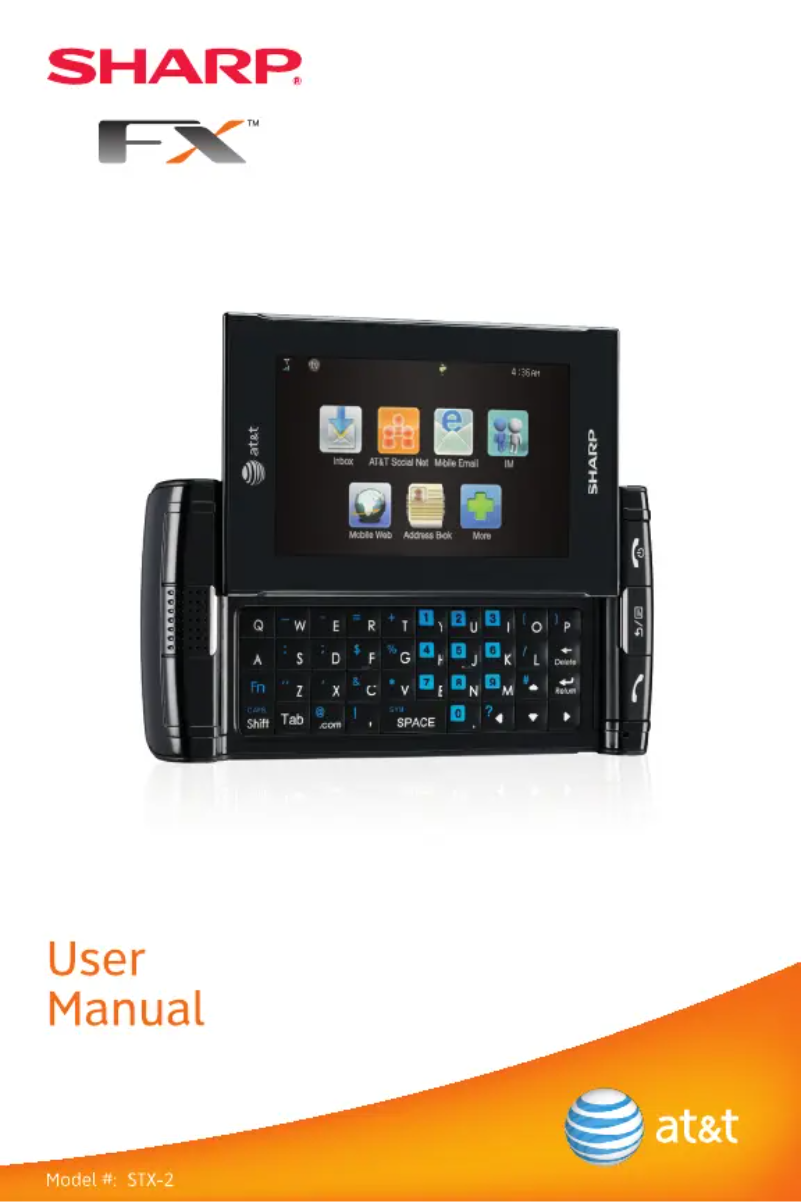 Image de la première page du manuel de l'appareil FX