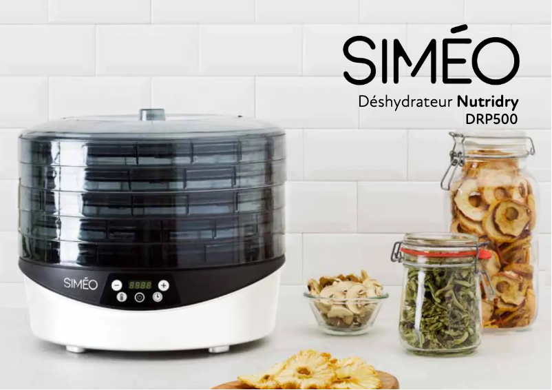 Page 1 de la notice Manuel utilisateur Siméo Nutridry DRP500